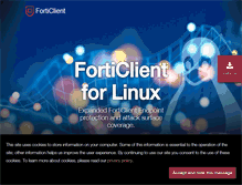 Tablet Screenshot of forticlient.com